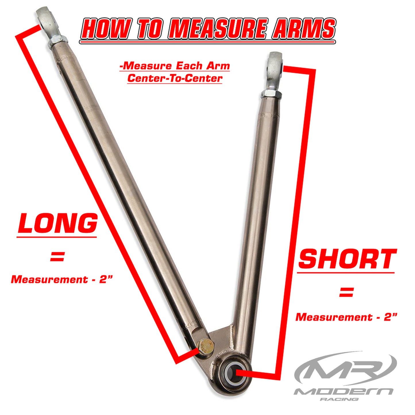 Long-Travel Control Arms - Fabricator Kit (Pair)