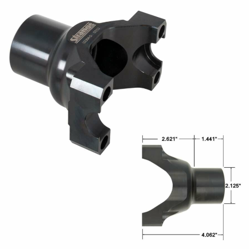 Strange Chrome Moly 1480 Series Yoke For Ford 9″ Using 35 Spline Pinion Shaft