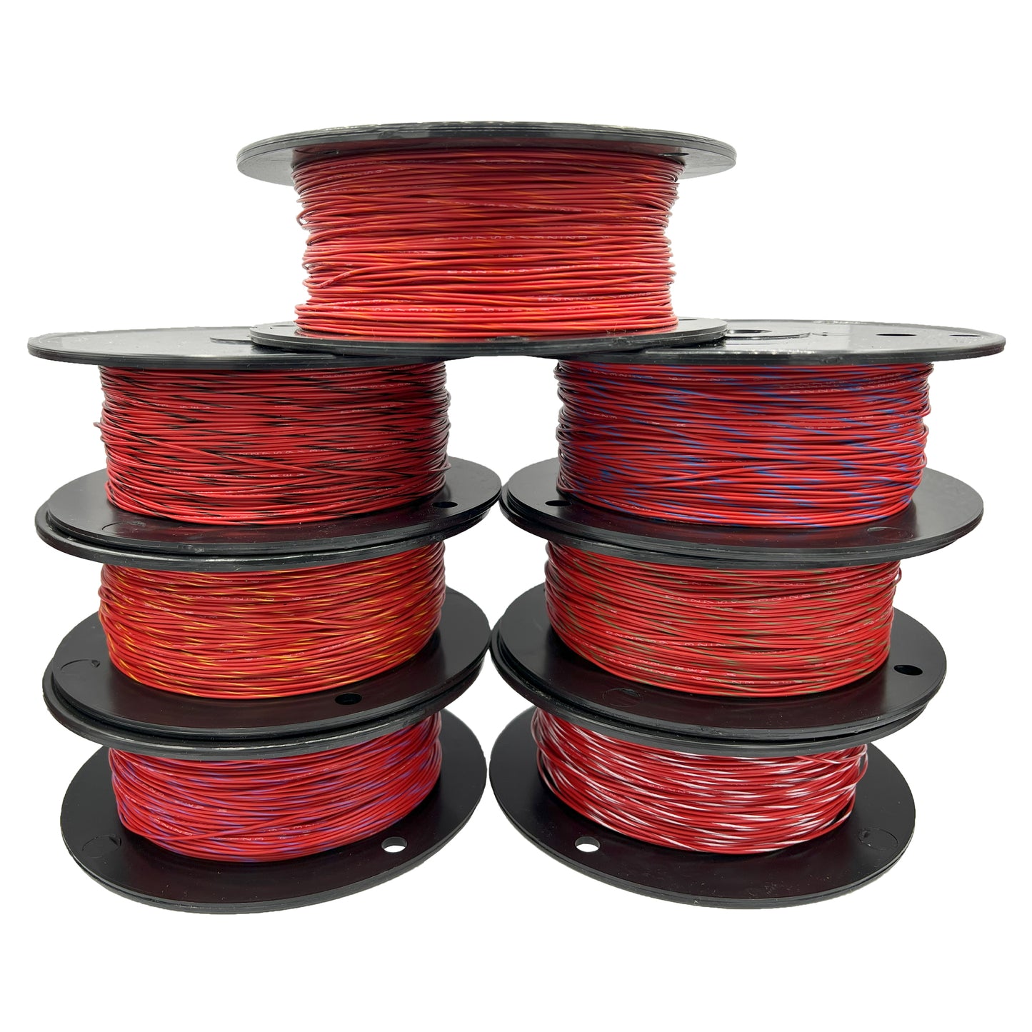 22AWG Tefzel Wire -Red W/Stripe