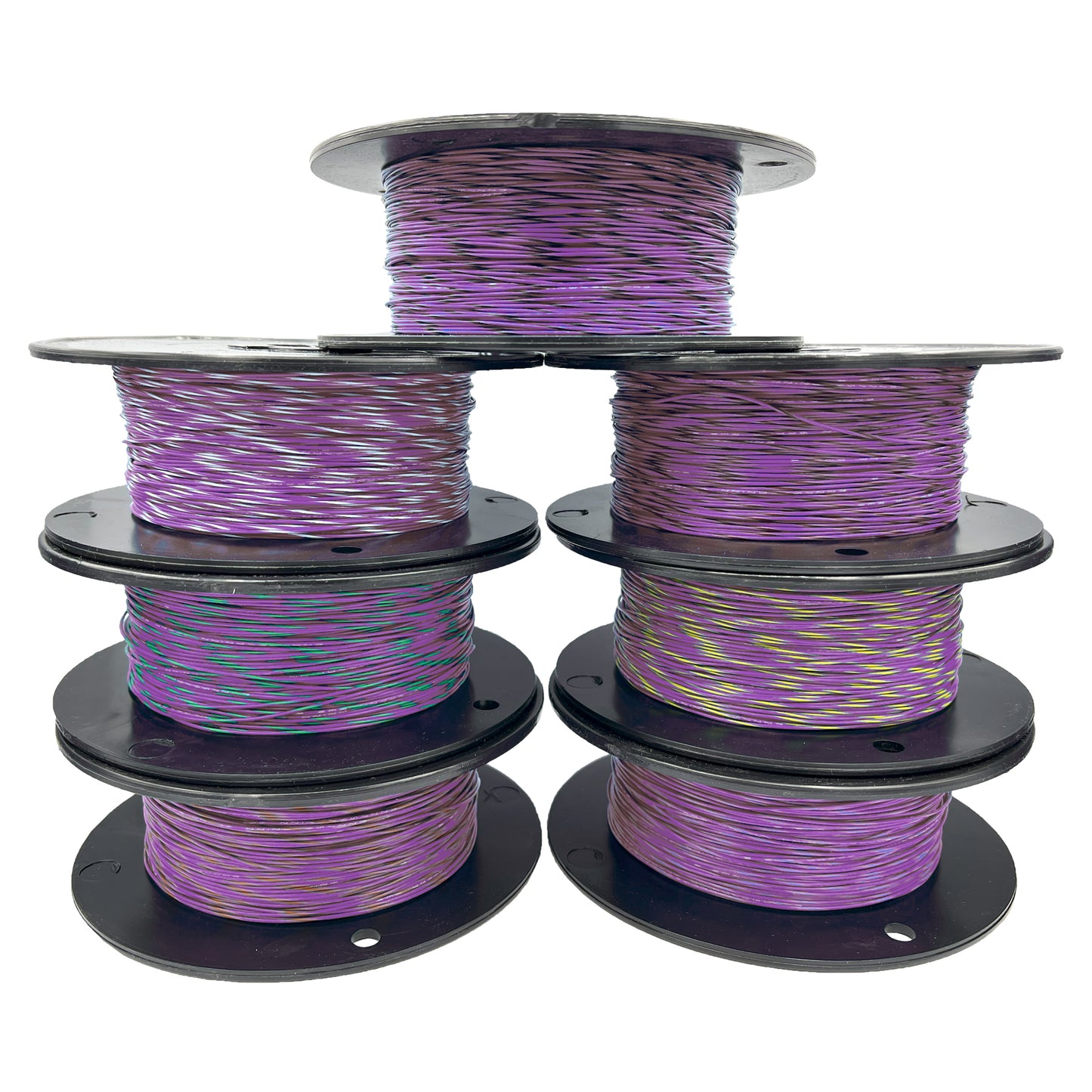 20AWG Tefzel Wire -Violet W/Stripe