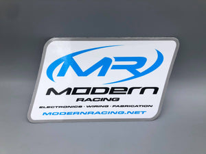 Modern Racing Contingency HD Vinyl Decal