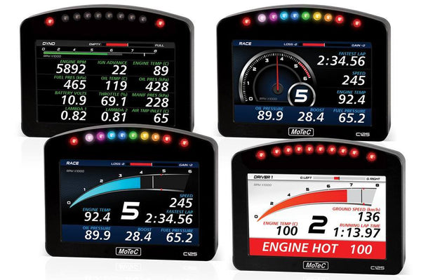 MoTec C125 5" Digital Dash Track Kit