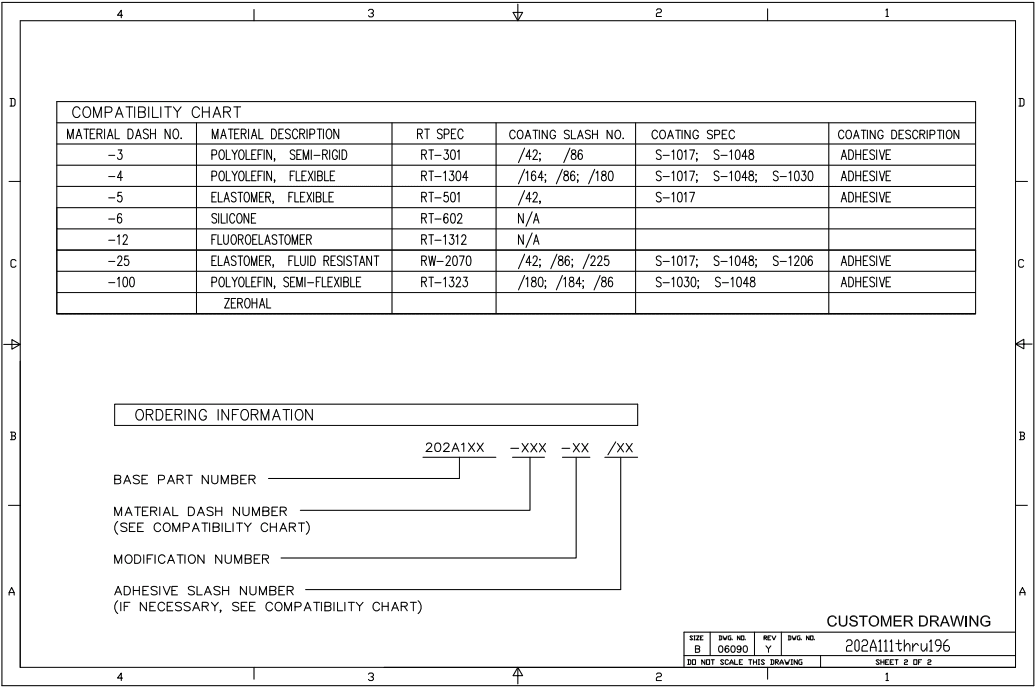 Raychem Heat Shrink Boot 202A132