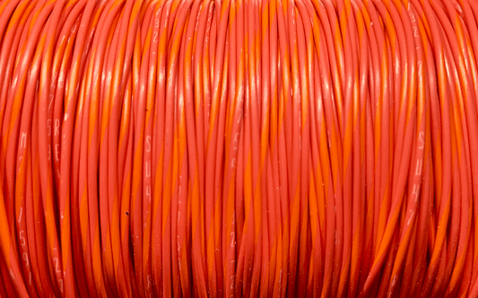 22AWG Wire - Red/Orange