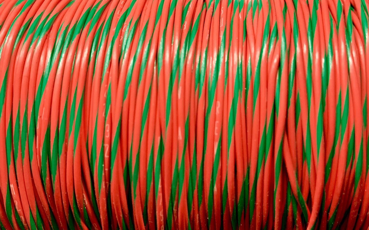 Cable 22AWG - Rojo/Verde