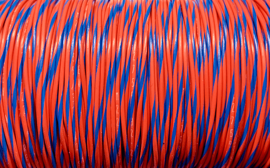 22AWG Wire - Red/Blue