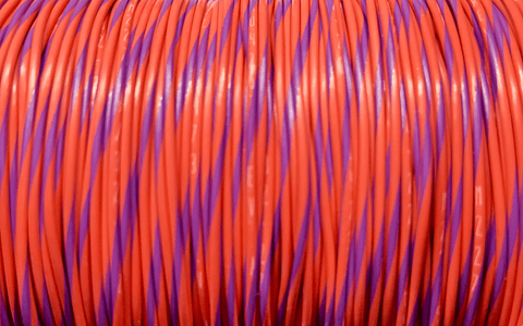 22AWG Wire - Red/Violet
