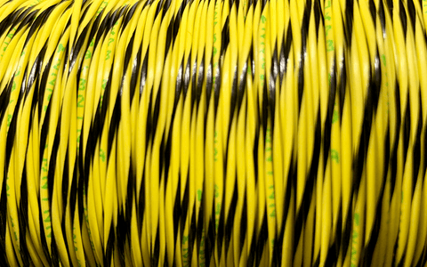 Cable 22AWG - Amarillo/Negro