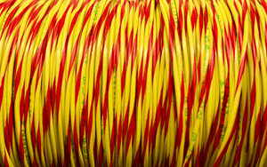 22AWG Wire - Yellow/Red