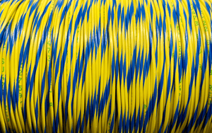 22AWG Wire - Yellow/Blue