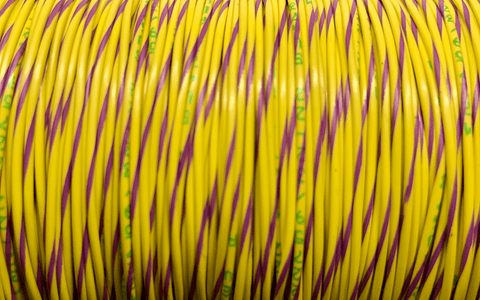 22AWG Wire - Yellow/Violet