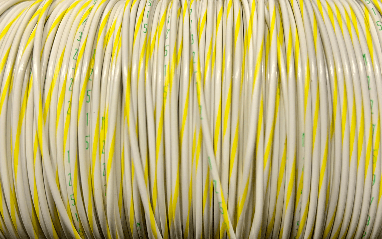 Cable 20AWG - Blanco/Amarillo