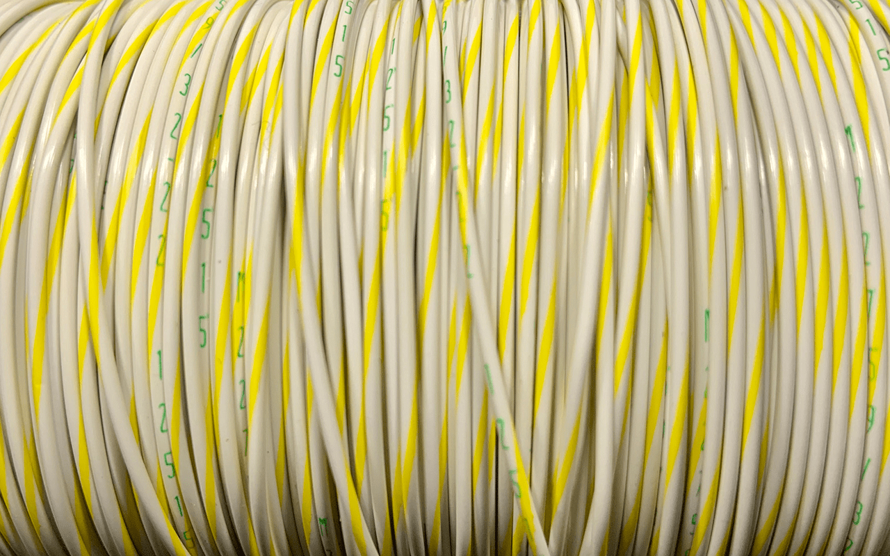 20AWG Wire - White/Yellow