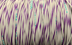 18AWG Wire - White/Violet