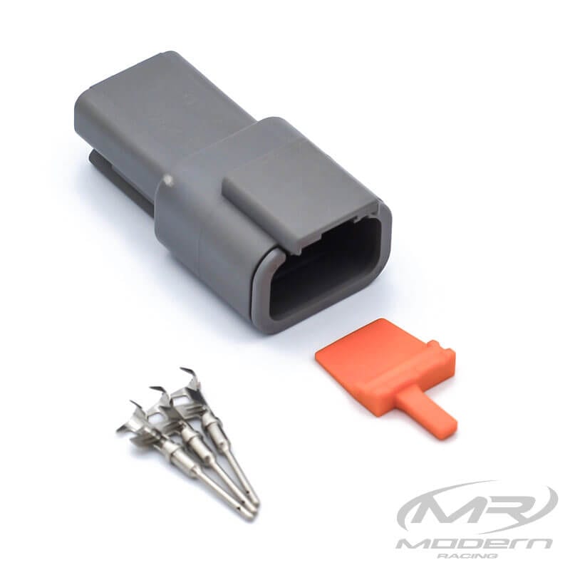 Conector Deutsch DTM de 3 pines (gris)