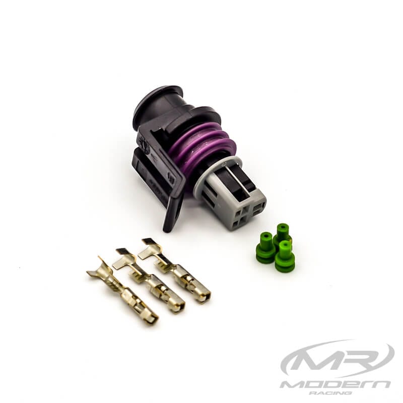 Kit de conector de sensor de presión y TPS GM Holley Racepak con funda