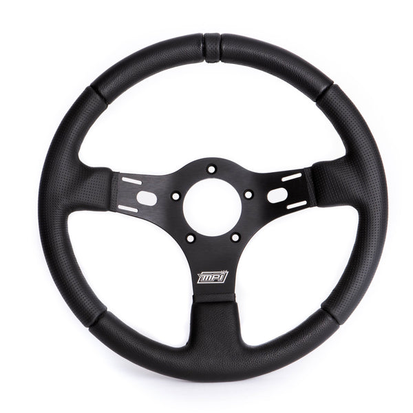 MPI Steering Wheel. 5-Hole. 3-Spoke. Grant Style. Black.