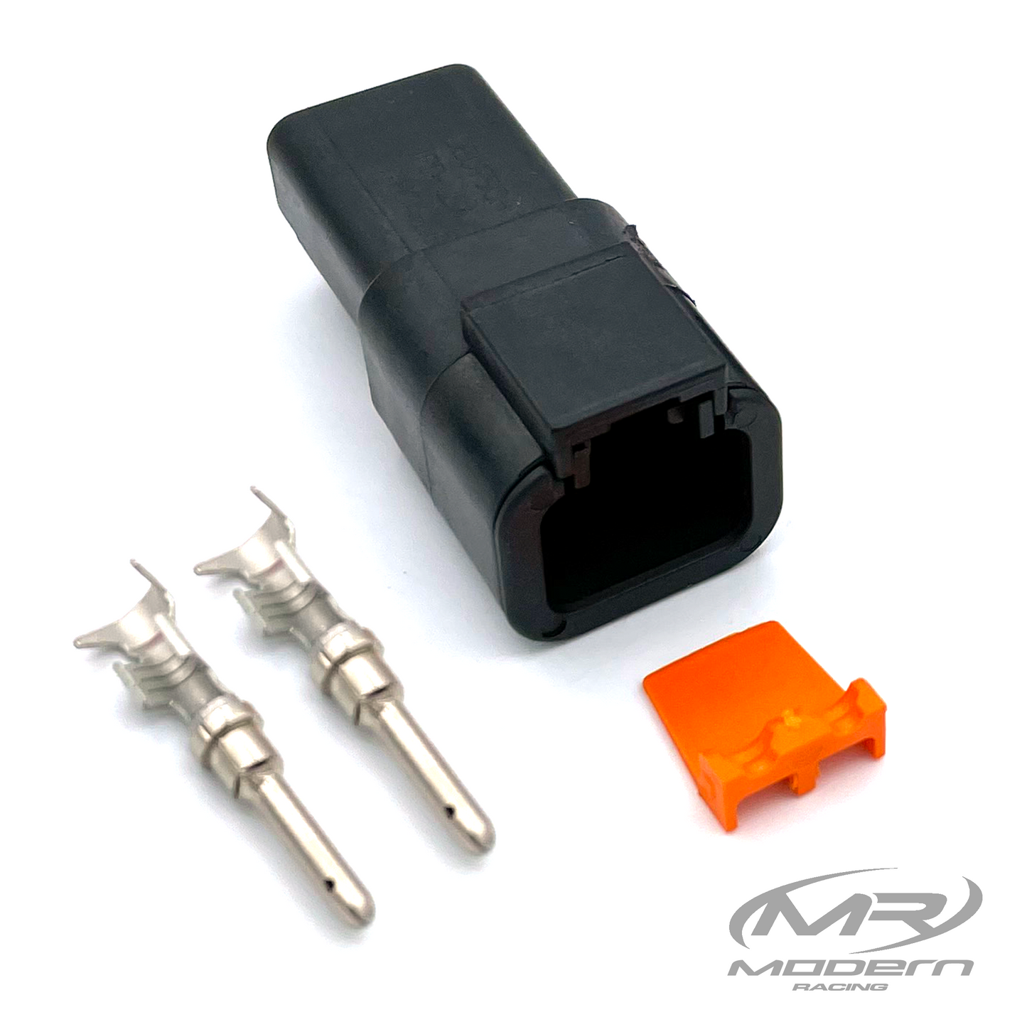 Conector Deutsch DTP de 2 pines (negro)