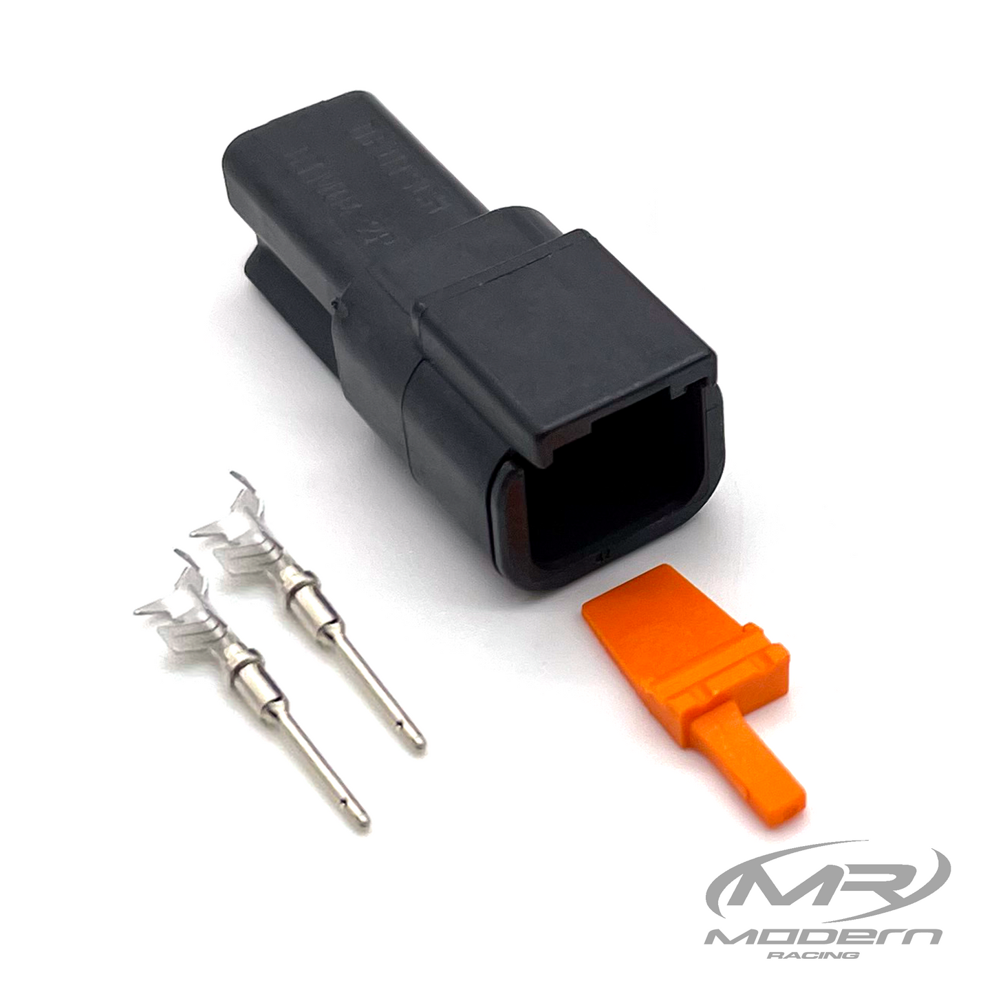 Conector Deutsch DTM de 2 pines (negro)