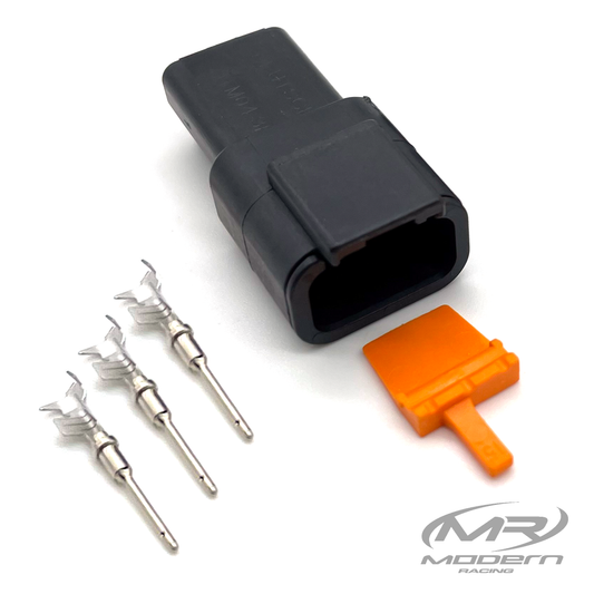 Deutsch DTM 3 Pin Connector (Black)