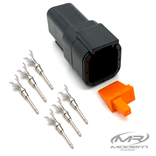 Deutsch DTM 6 Pin Connector (Black)