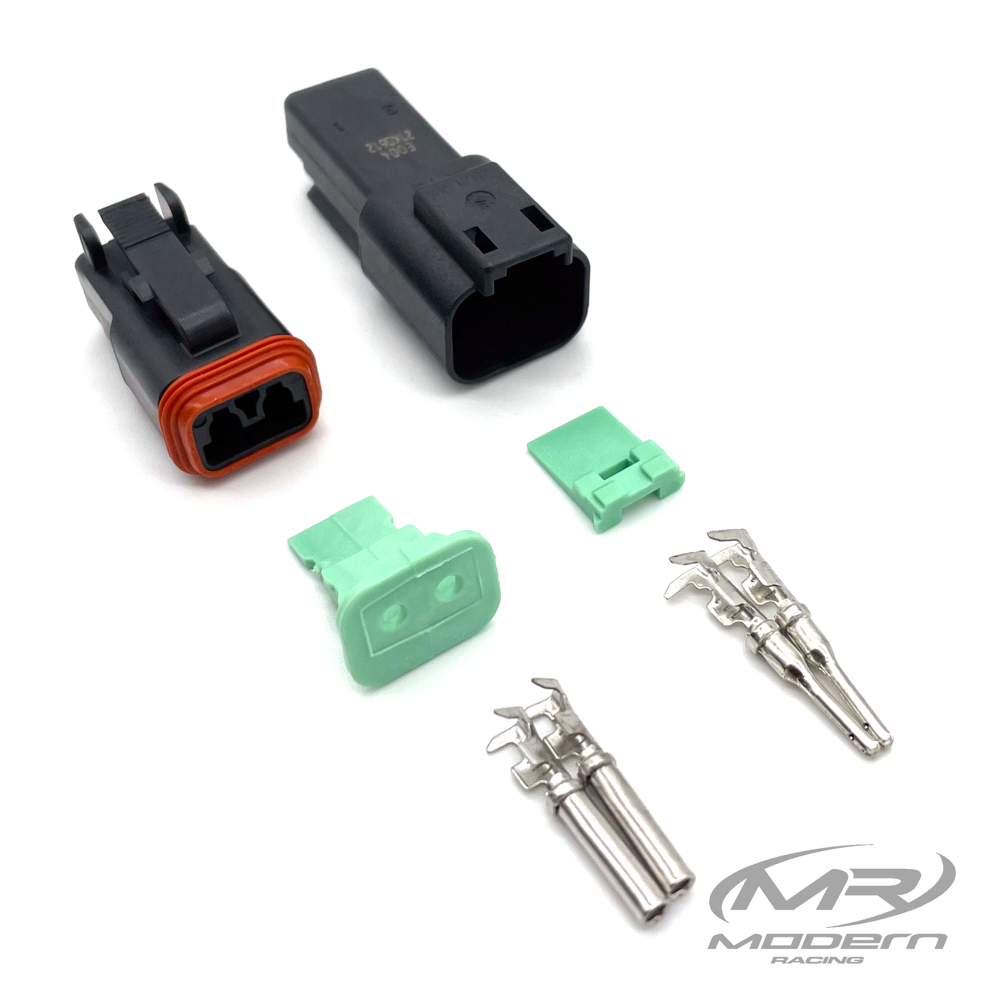 Deutsch DT 2 Socket/Pin Mating Pair Connector Kit (Black)