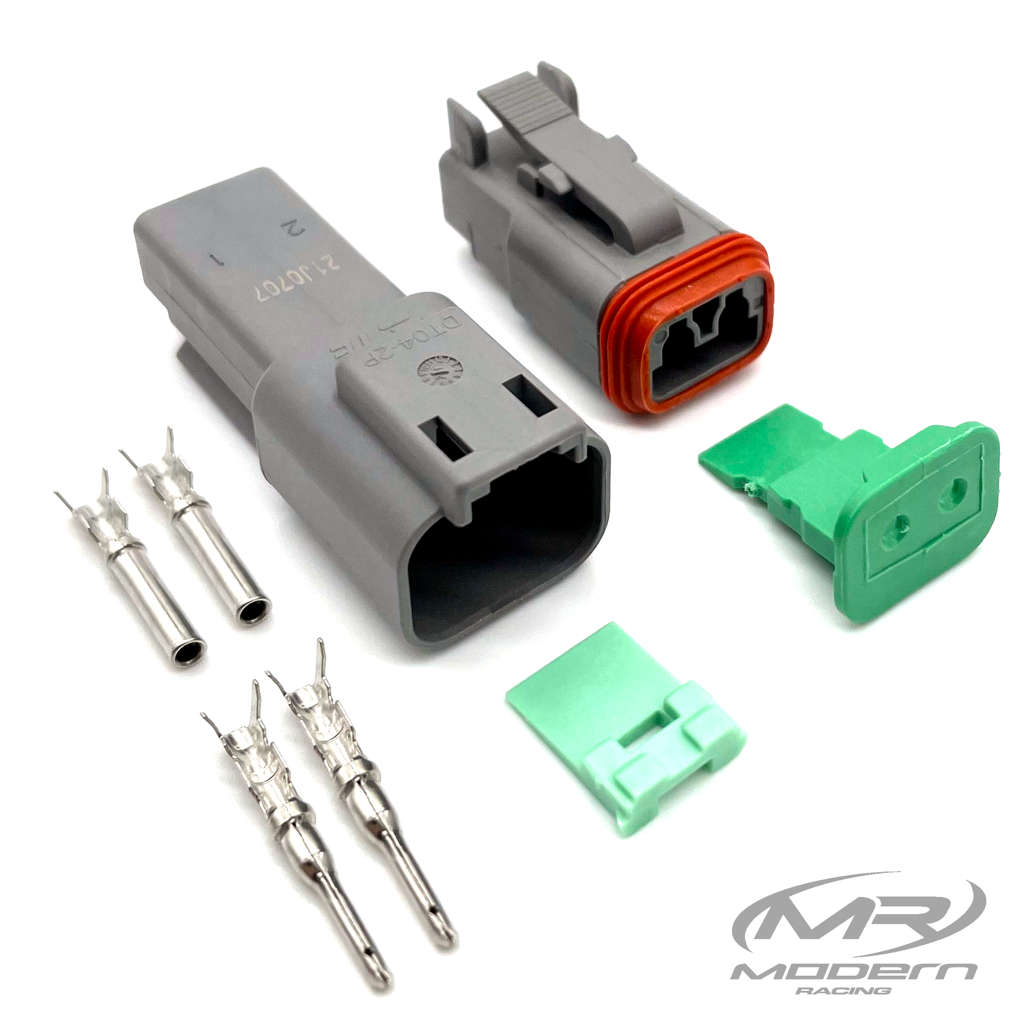 Deutsch DT 2 Socket/Pin Mating Pair Connector Kit (Gray)