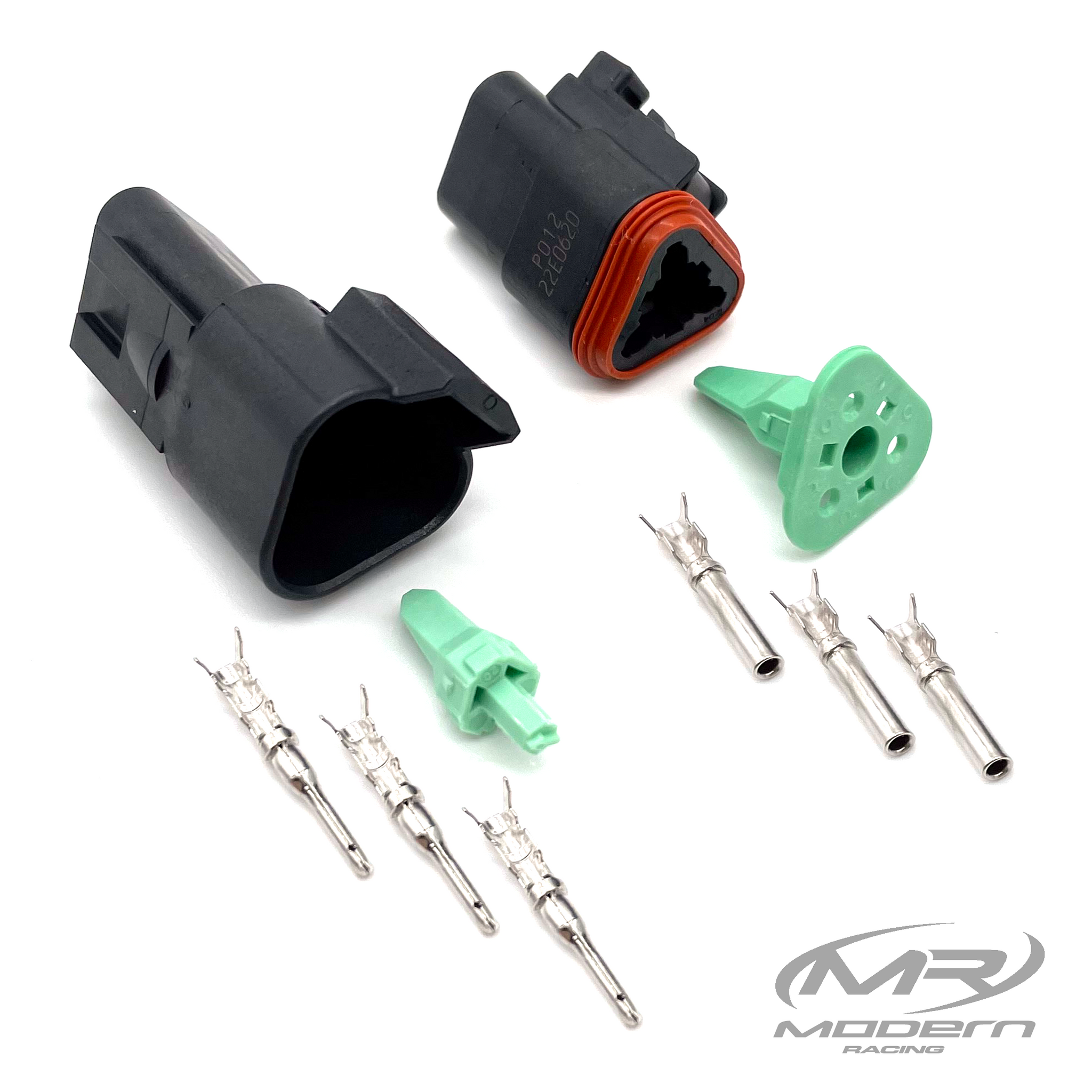 Deutsch DT 3 Socket/Pin Mating Pair Connector Kit (Black)