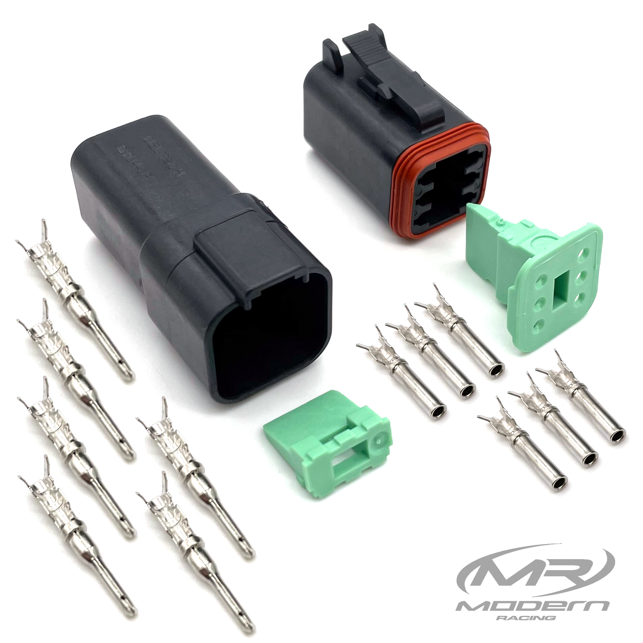 Deutsch DT 6 Socket/Pin Mating Pair Connector Kit (Black)