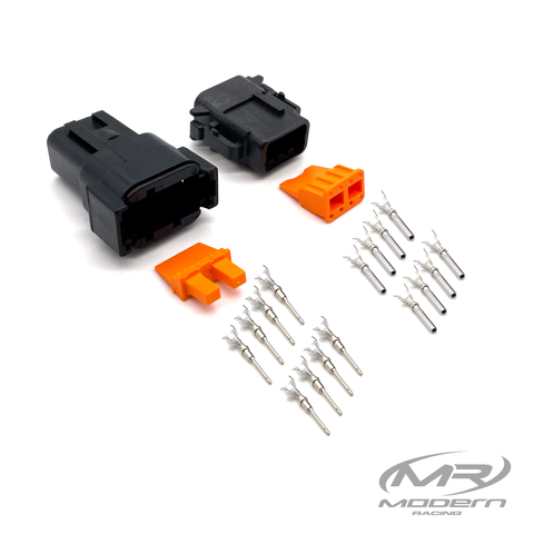 Deutsch DTM 8 Socket/Pin Mating Pair Connector Kit (Black)