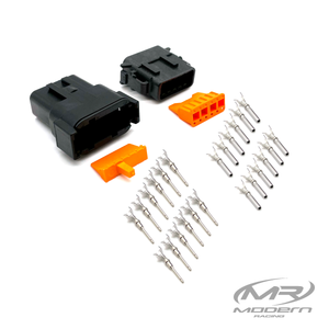 Deutsch DTM 12 Socket/Pin Mating Pair Connector Kit (Black)
