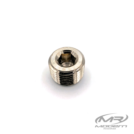 1/2" NPT Male Plug Brass (Nickel Plated)