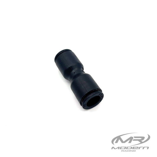 Conector de aire de unión recta hembra Push-Loc de 1/4" a hembra Push-Loc de 1/4" de plástico