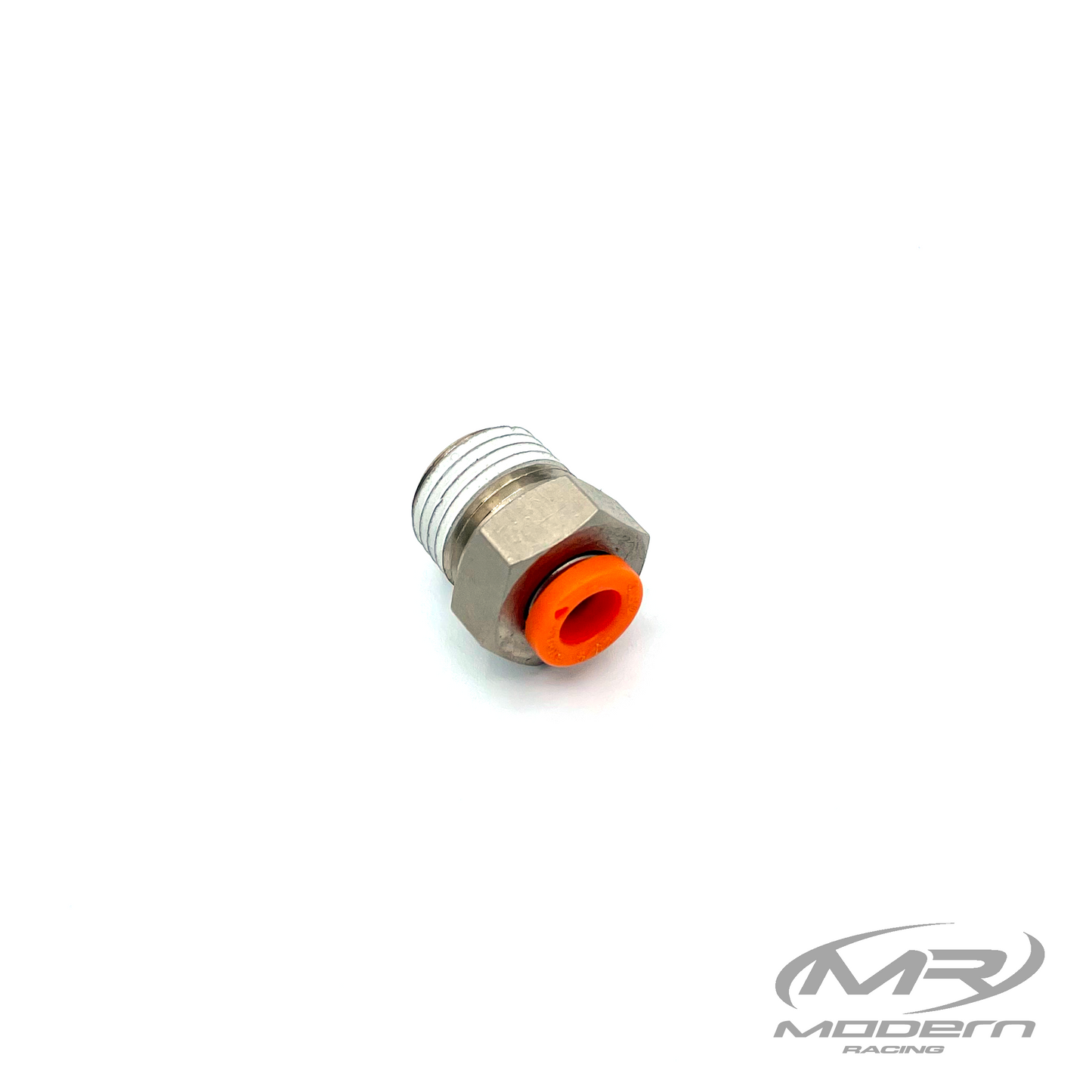 Conector de aire recto hembra Push-Loc de 5/32" a macho NPT de 1/8" Latón (niquelado)