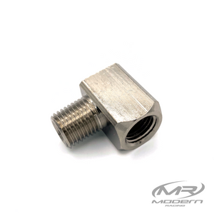 1/4" NPT Female to 1/4" NPT Male 90* Fitting Brass (Nickel Plated)