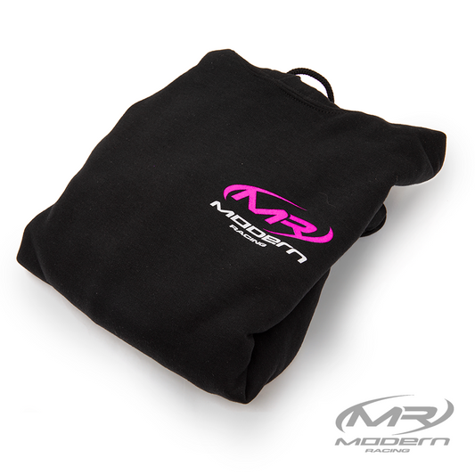 Modern Racing Hoodie (Pink Logo)