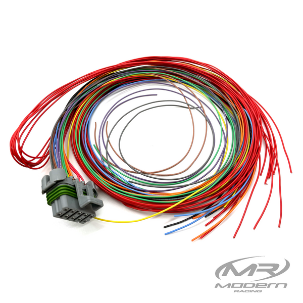 MR Builder Series Holley HP And Dominator Mil-Spec Unterminated 16 Injectors MPFI Harness EV6