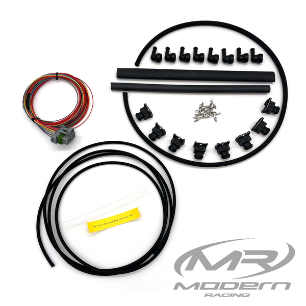 MR Builder Series Holley HP And Dominator Mil-Spec Unterminated 8 Injectors MPFI Harness EV1