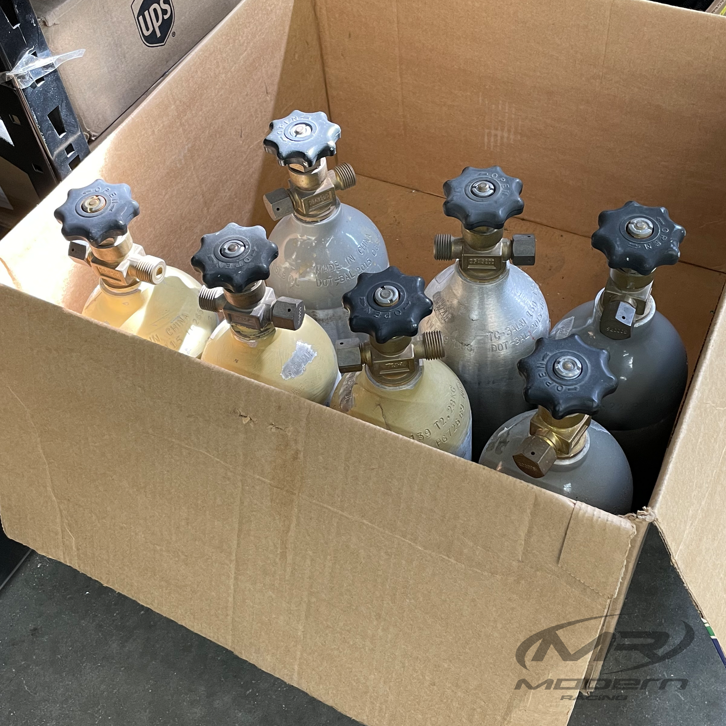 USED. C02 Bottle 2.5lbs